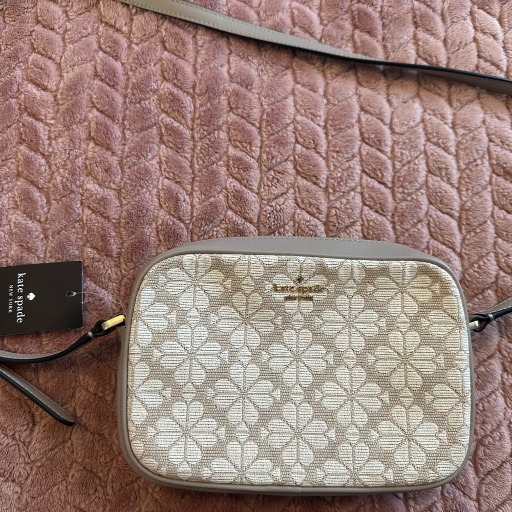 Kate Spade Natural Floral Mini Bag